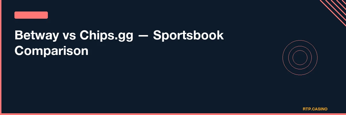 Betway vs Chips.gg — Sportsbook Comparison
