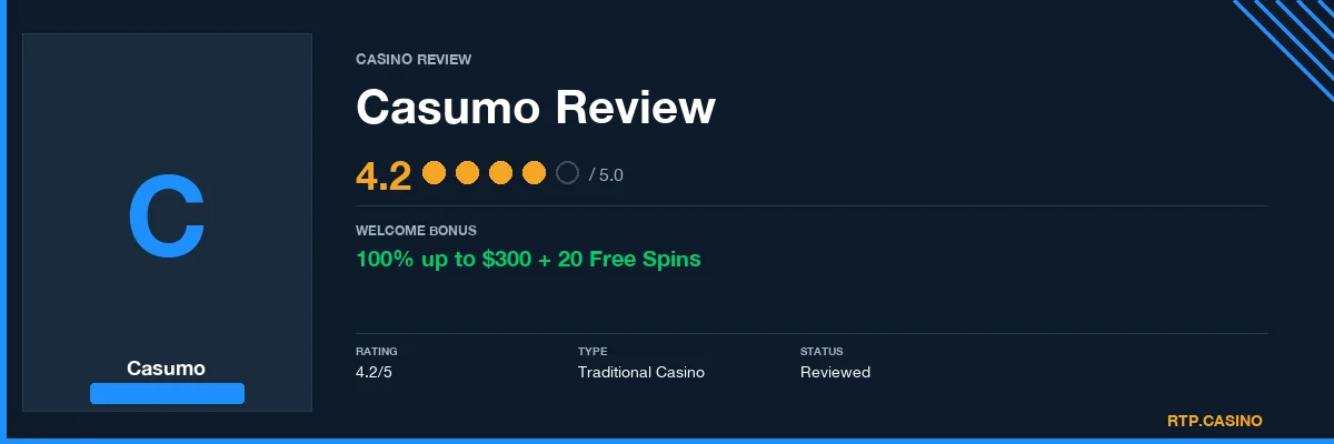 Casumo Casino Review 2025
