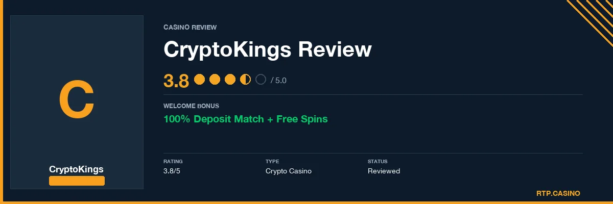 CryptoKings Casino Review 2025