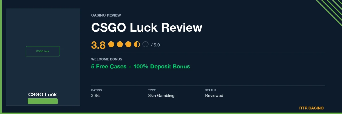 CSGO Luck Review 2026