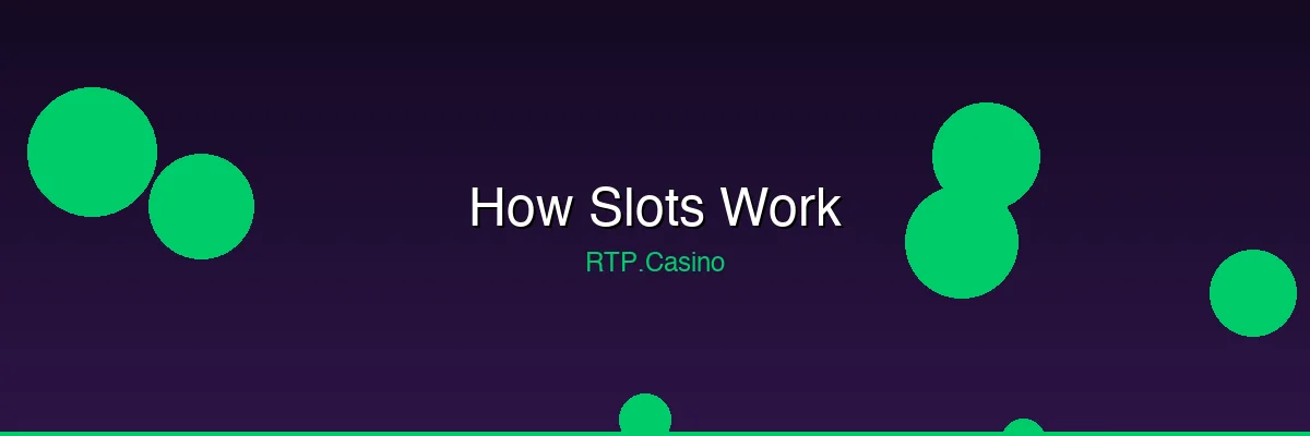 How Do Online Slots Work? — RNG, RTP & Mechanics Explained