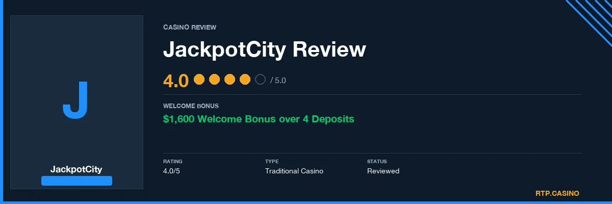JackpotCity Casino Review 2025